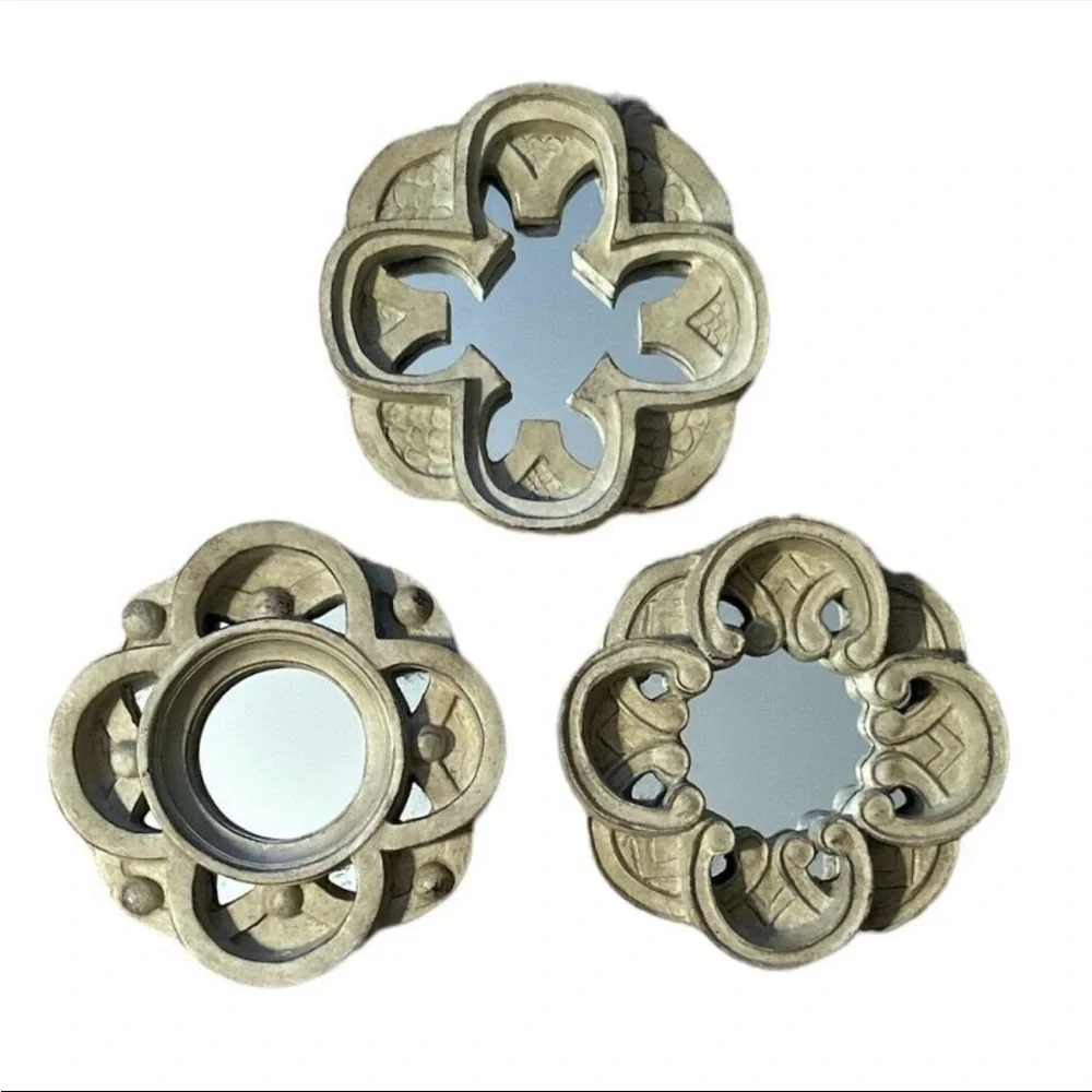 Irish Celtic Knot Brown Small Mirrors set